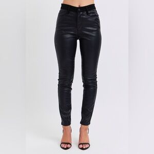 🖤 Judy Blue Faux Leather/Fabric Skinnies